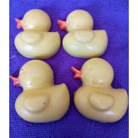 4-Decorative Full Size Bar Duckling Soaps. All Skin Types    Highly Moisturizing