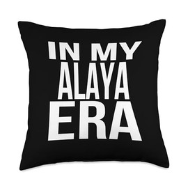 In My Alaya Era Family Reunion Squad First Last Name Throw Pillow