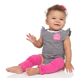 juDanzy Solid Hot Pink Baby Girls and Toddler Leg Warmers