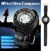 Scuba Compass, Professional Waterproof 5ATM Dive Wrist Compass with TPU