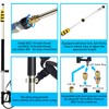 24FT Aluminum Telescoping Pressure Washer Wand with Power Washer Extension