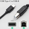 Ceemiaa USB-C to USB-B 2.0 Printer & MIDI Cable (3.3FT)