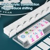 Clear Acrylic Mahjong Racks with Pushers, Set of 4, 17.3"