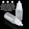 Recogwood 5pc 50ml Plastic Dropper Bottles, Translucent Squeezable Eye Dropper