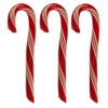3 Chocolate Filled Peppermint Candy Canes, Hammonds Handmade, 2 Oz