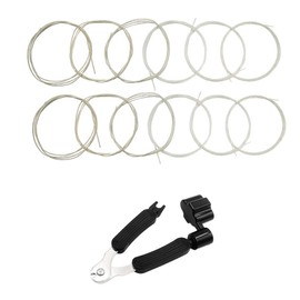 Black Nylon Classical Guitar String 2 Full Set and 3 in 1 Guitar String Instrument Winder Guitar String Cutter Guitar Pin Puller
