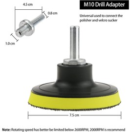 Jiula 22 Pcs 3 Inch Kit de Almohadilla Esponja de Pulidora - Esponja de Pulidora de Coche para automóviles para Lijado, Pulido, Encerado y Esmalte para Autos