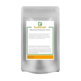 2 x 500 g Magnesium Bisglycinate Powder Dietary Supplement Powder Magnesium Buxtrade