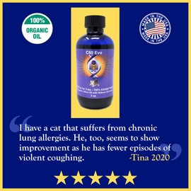 C60 EVO for Cats - Organic Olive Oil, Pure C60 ESS60 & Natural Salmon Essence to support your Cats’ Flexibility, Energy and Immunity - 3 oz