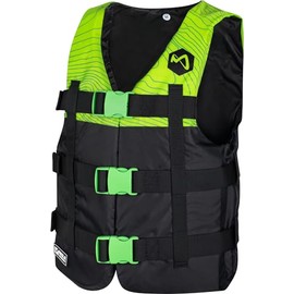 Mesle Life Jacket H210, 2XS-4XL, Swimming Aid for Adults and Children, Lightweight 50N Buoyancy Vest Men & Women, Impact Protection Vest for Jet Ski, SUP, Water Ski, Kayak, Wakeboard