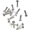 Wedo 210-3 112350054 Split Pins with Round Heads in Transparent Box of 500 Glossy Silver