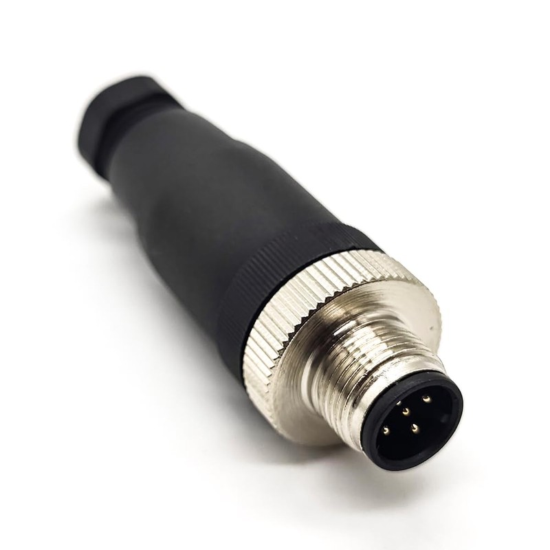 Elecbee Pack of 2 M12 5-Pin Aviation Plug, A Code