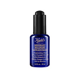 Kiehl's Midnight Recovery Serum - Aceite Facial Hidratante Concentrado Nocturno con Lavanda, Escualano y Aceite de Onagra, Restaura la Piel Durante la Noche y Reduce las Líneas de Expresión, 30 ml