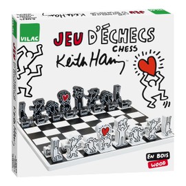 Vilac VIL9221 Set, Keith Haring Chess Game, One Size
