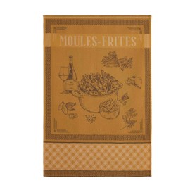 Coucke Cotton Tea Towel Salted Delices, French Fries Shapes