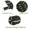 findmall 1/2 Inch Polyester Rope Double Braid Pulling Ropes for