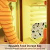 Angoily 1pc Beeswax Storage Bag Airtight Bread Container Pocket Organizer