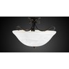Aspen Creative 25002-65-1 Replacement Alabaster Glass shade for Flush Mount