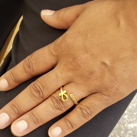 MUSEUM REPRODUCTIONS Egyptian Ankh Ring - Adjustable - Ancient Egypt Jewelry