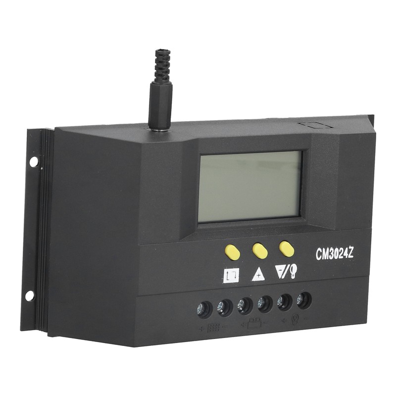 CM3024Z 30A Solar Charge Controller LCD PWM Charge Controller Photovoltaic