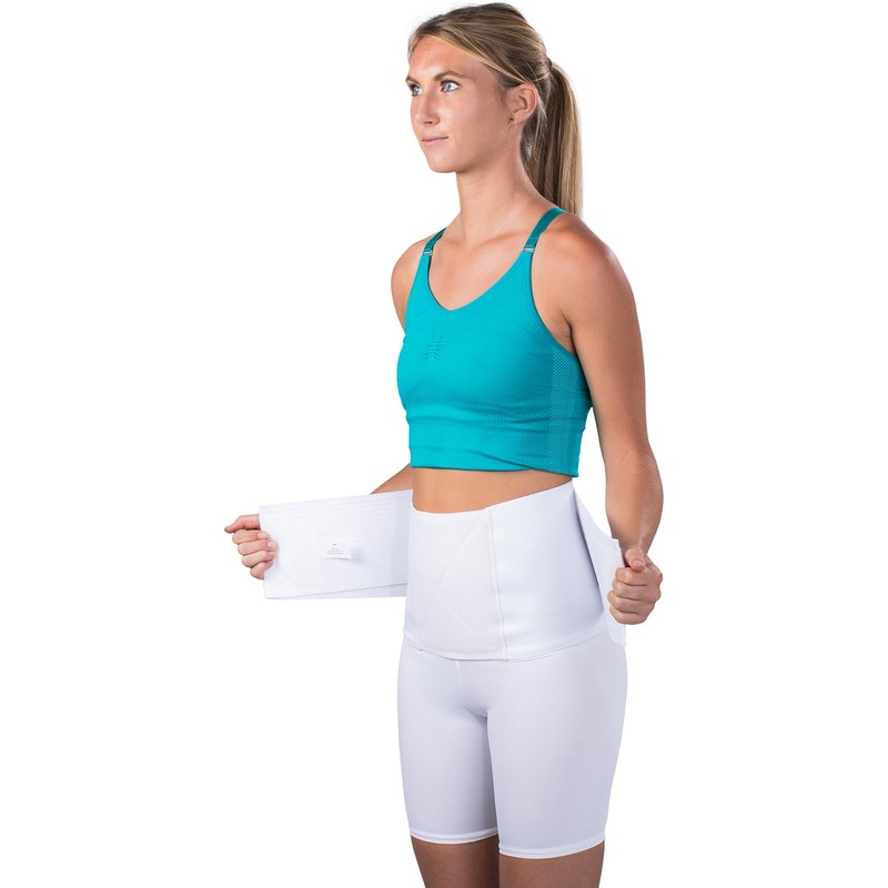 Saunders Sport All Back Support w/Shorts - Men - White