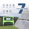 60A MPPT Solar Charge Controller, 12V/24V Auto Tracking Solar Panel
