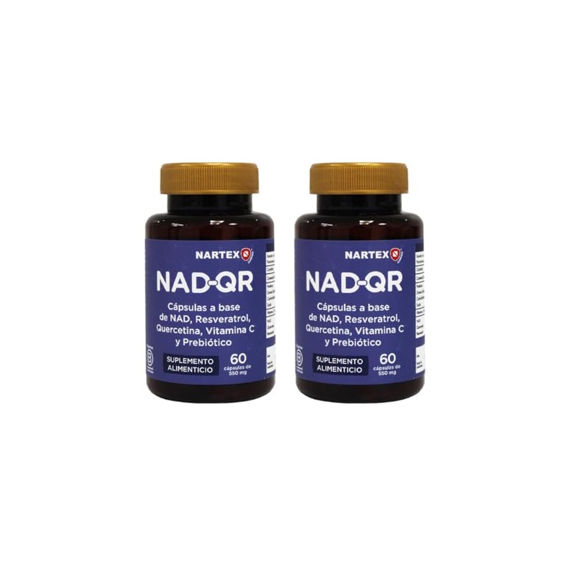 Nad Resveratrol Quercetina Vitamina Suplemento Pack 2x60 Cápsulas