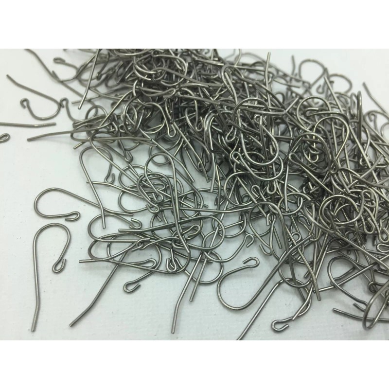 Unbranded 10PCS Stainless Ear Wire with loop Crafts, Dangle Earrings,