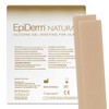 EpiDerm Long Strips Natural Silicone Scar Sheets – Soft, Flexible