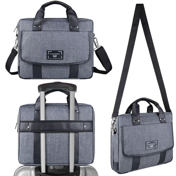 ECCRIS 11 to 13 Inch Laptop Messenger Bag, Unisex Business