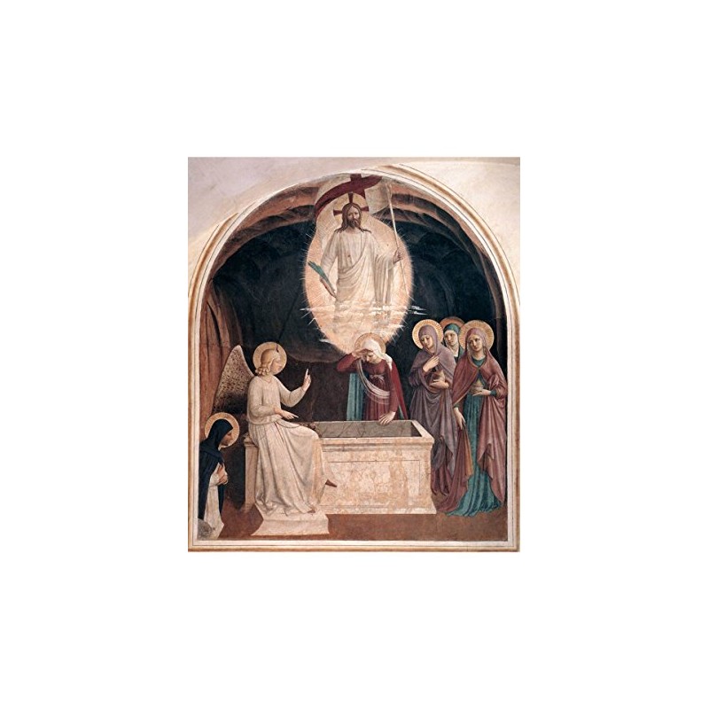 Resurrection of Christ and Women at The Tomb by Fra