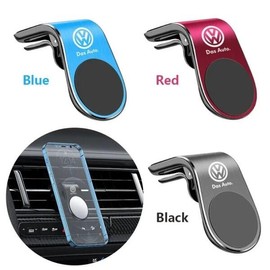 폭스바겐 보라 골프 MK6 비틀 CC R32 샤란 제타 투아렉 파사트 폴로 티구안 용 금속 휴대용 자동차 마그네 Volkswagen Bora Golf MK6 Beetle CC R32 Sharan Jetta Touareg Passat Polo Tiguan Metal Portable Car Magnet [01 Black]