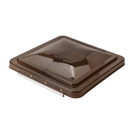 Leisure Coachworks 14 Inch RV Roof Vent Cover Replacement Vent Lid Smoked for Camper Trailer Motorhome (Smoked 1-Pack)