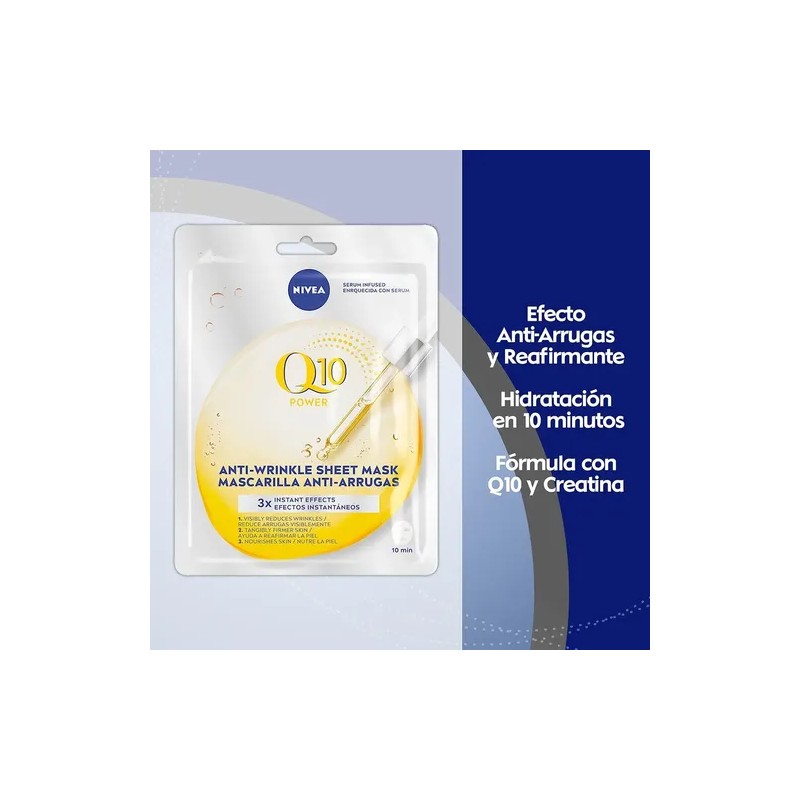 BDF México Nivea Q10 Power Mascarilla Facial Nivea Antiarrugas Q10