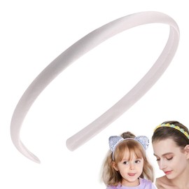 FAIRYGATE Satin Headbands, Hair Band, Satin, DIY Non-Slip Headbands, Colourful Satin Covered Headband for Women and Girls, 4405