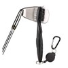 Totority 1 Set Golf Cleaning Tools Portable Club Brush Groove