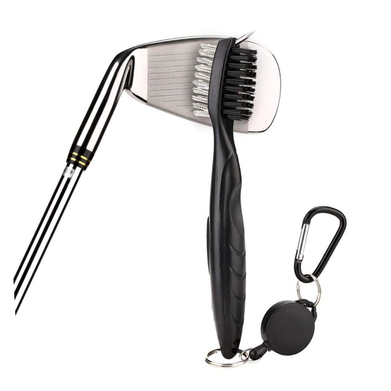 Totority 1 Set Golf Cleaning Tools Portable Club Brush Groove