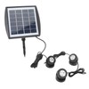 Outdoor Solar Lawn Lights Waterproof 2200mAh Battery Warm White Light