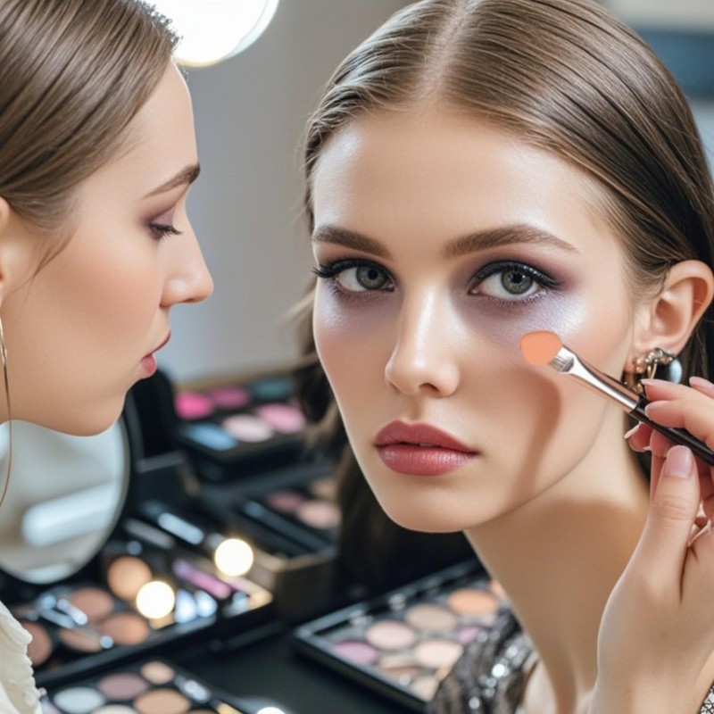 15 Pcs Long eyeshadow applicators Sponge eye shadow brush Set