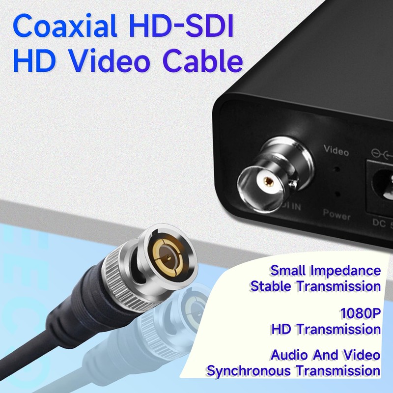 YIMATEECO BNC Extension Cable BNC Male to Female Connector Coaxial