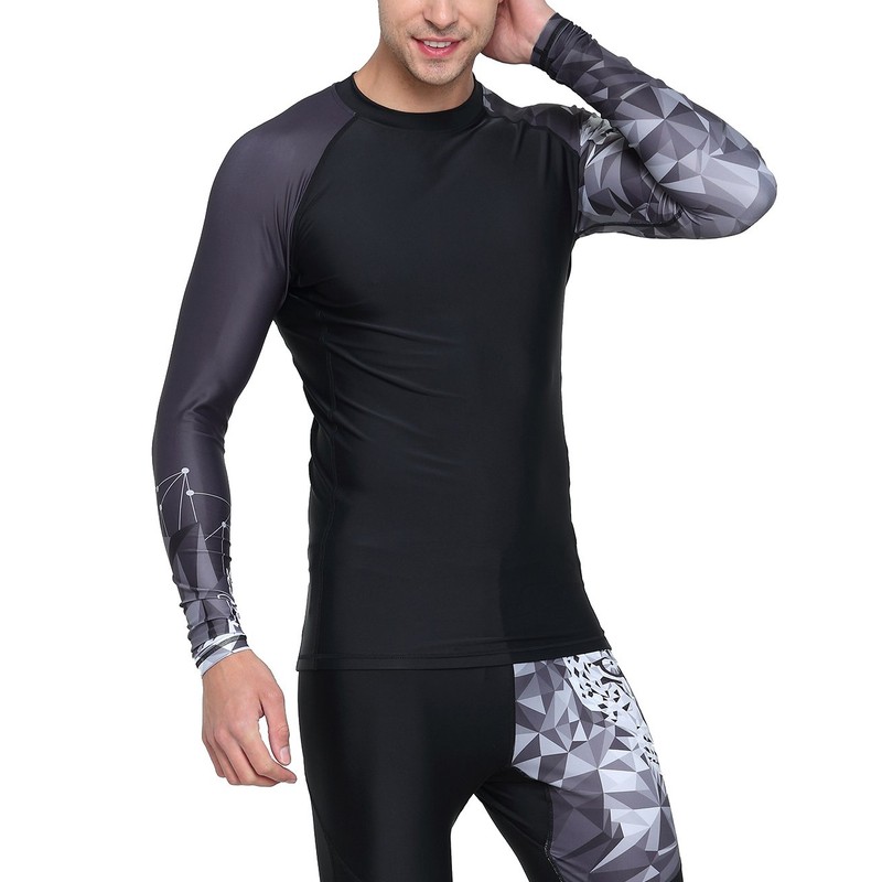 HUGE SPORTS Wildling Series UV Protection Quick Dry Compression Rash