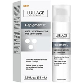 Lullage Repigment 12 Crema Facial y Corporal Reguladora de Pigmentación para Manchas Blancas Para Vitíligo, Hipopigmentación y Pieles Sensibles Apta para Todo Tipo de Piel 75 Ml