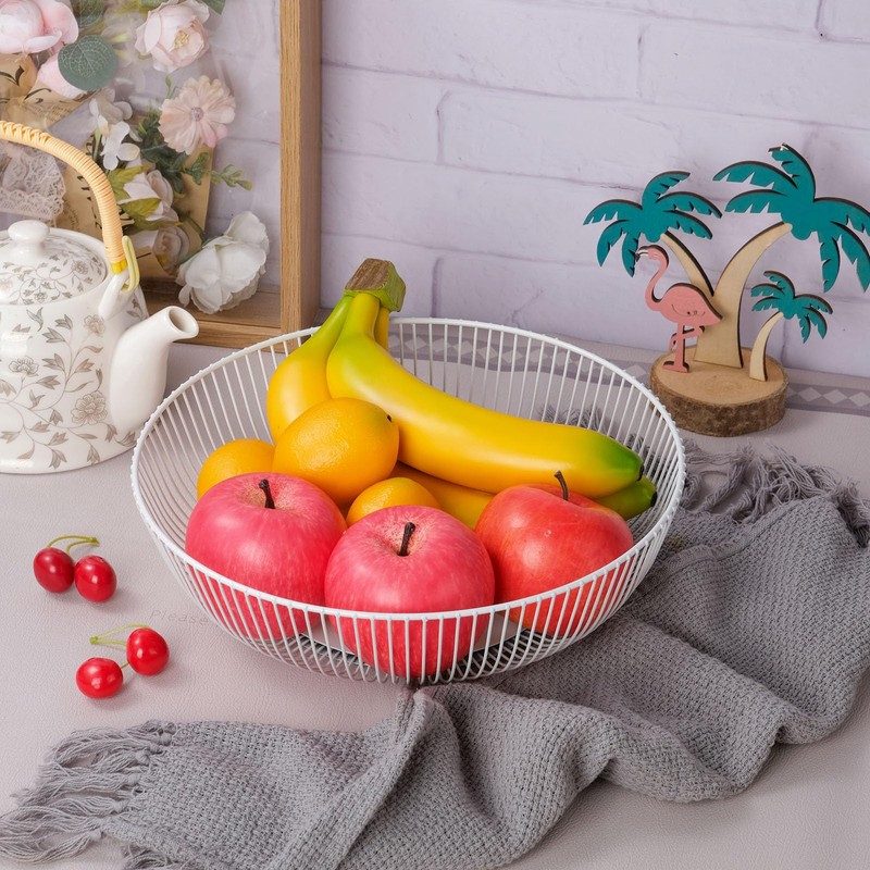 IBWell Wire Fruit Basket Fruit Bowl Kitchen Fruit Basket Stand