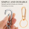 Heptour Metal Keychain, Keyring Key Chain Ring Chain Holder Organizer