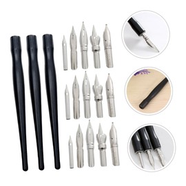 GRADENEVE 3sets Masking Fluid Pens Art Ruling Pens with Stainless Steel Nibs for Watercolor Painting Drawing Lines and Calligraphy Comfortable Grip for Easy Use