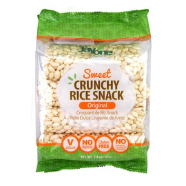 Jayone Sweet Crunchy Rice Snack, Original, No Preservatives, Gluten Free, 2.8 Ounces (Pack of 6)
