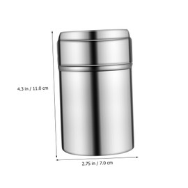 LABRIMP Salt Container Spice Bottle Set Stainless Steel Condiment Jars for Kitchen