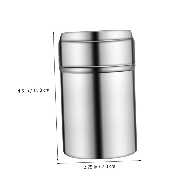 LABRIMP Salt Container Spice Bottle Set Stainless Steel Condiment Jars