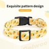 Gelwoo Cotton Dog Collar,Soft and Cute Puppy Collars with Lemon