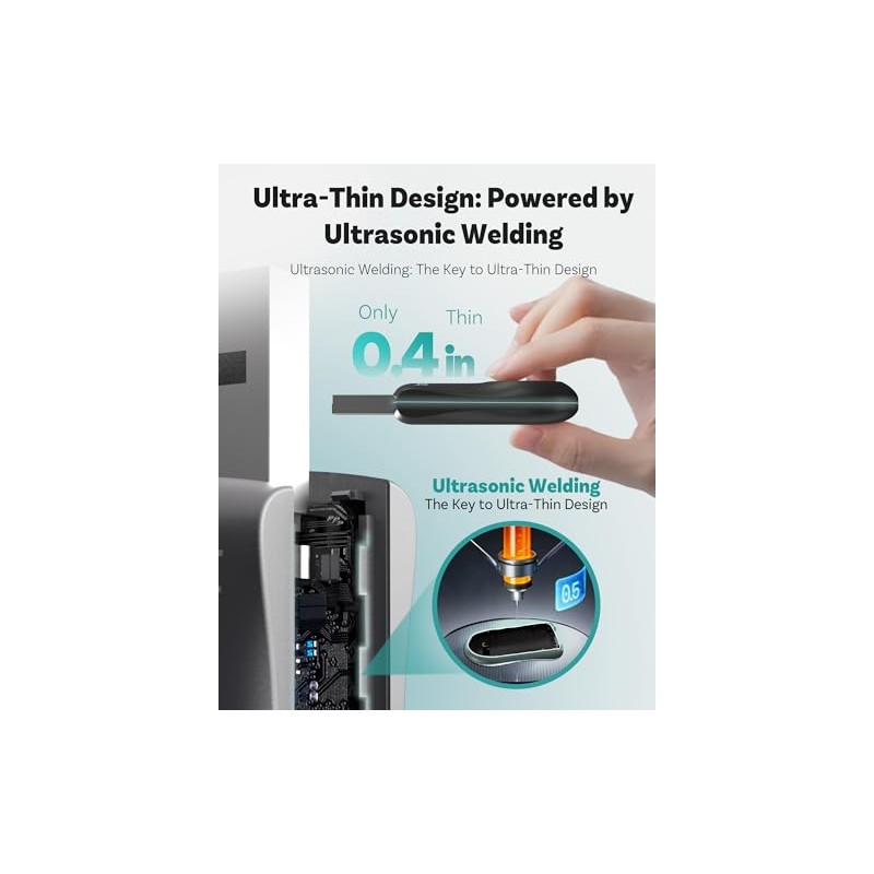 OTTOCAST Mini 2025 Adaptador automatico inalámbrico CarPlay/Android 2 en 1,WiFi